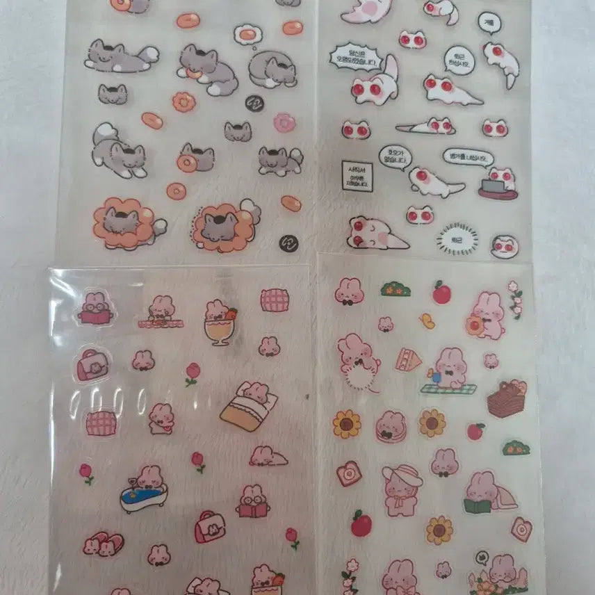 [BUNJANG] Gwedamgeulgeun "Iri-nim" Sticker Set (4 Types) / 괴담출근 괴출 이리님 스티커 4종 일괄