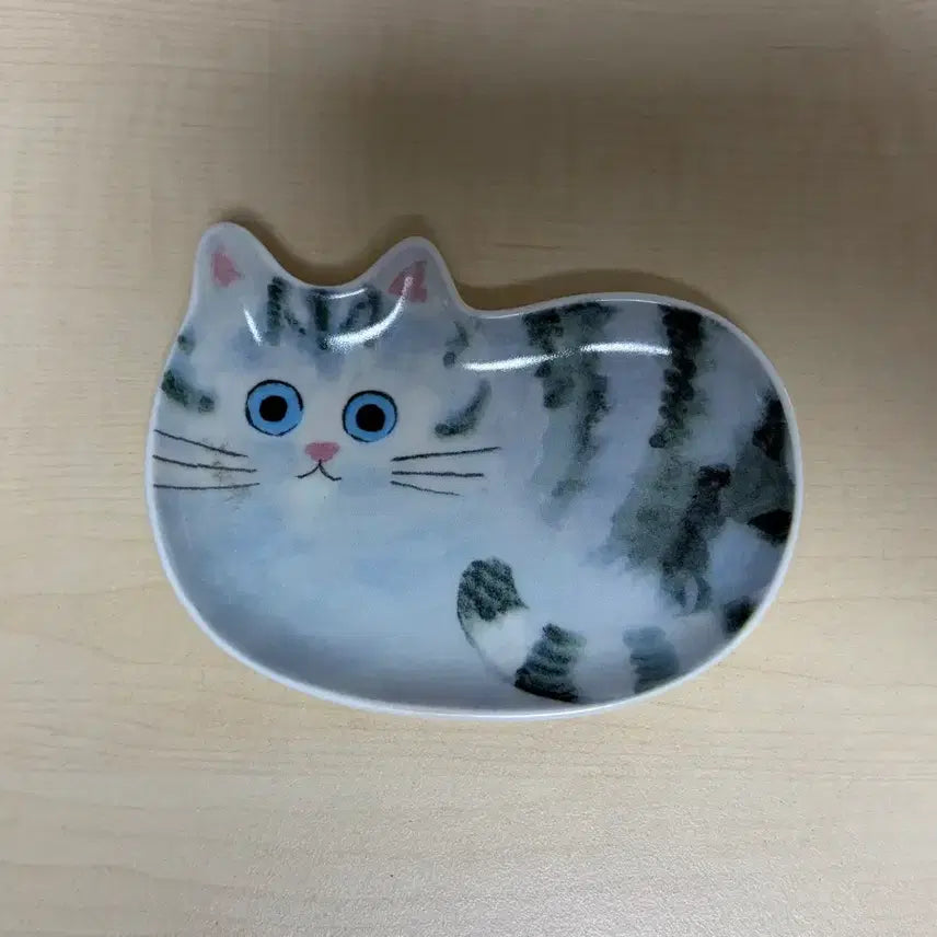 [BUNJANG] Cat Shaped Decorative Plate / 고양이 접시 소품