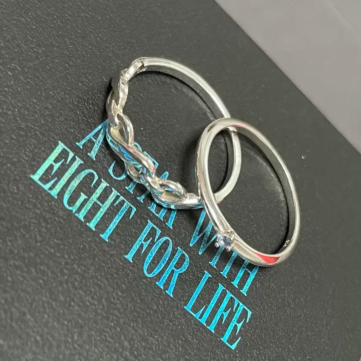 [BUNJANG] ATEEZ ATINY Ring Silver Polishing Cloth / 에이티즈 에이티니링 양도 에잇룸 반지
