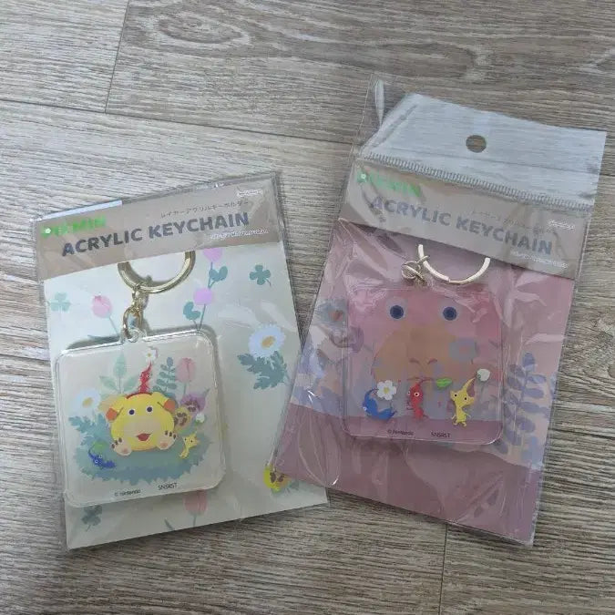 [BUNJANG] Pikmin Layer Acrylic Keyholder / 피크민 레이어 아크릴 키홀더