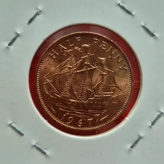 [BUNJANG] 1967 Great Britain Half Penny Coin / 영국 1967년 하프 페니 동전