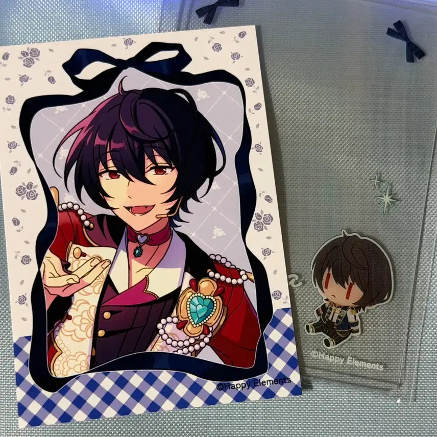 [BUNJANG] Ensemble Stars! Ritsu Mini Bromide &amp; Hard Card Case Toploader / 앙스타 앙상블스타즈 리츠 미니 브로마이드 경질 카드케이스 탑로더