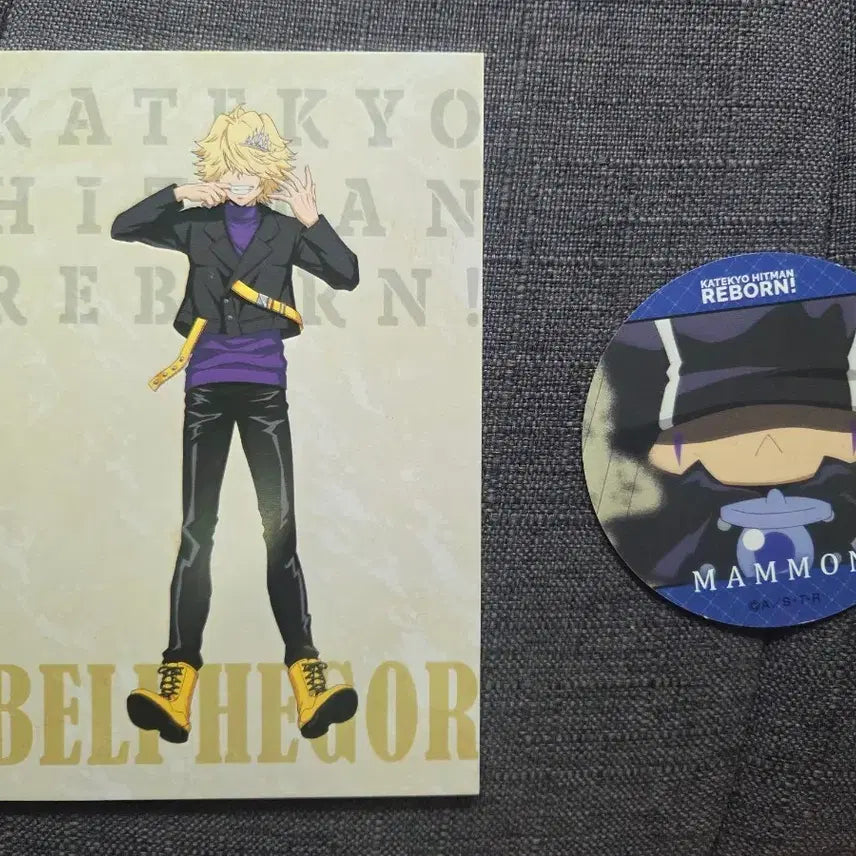 [BUNJANG] Katekyo Hitman Reborn! Belphegor &amp; Mammon Merchandise Bundle Set / 가정교사 히트맨 REBORN! 가히리 벨페고르 마몬 굿즈 일괄