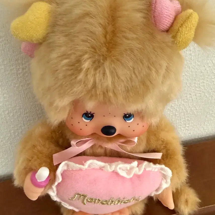 [BUNJANG] Monchhichi 50th Anniversary Angel S Size Doll / 몬치치 50주년 엔젤 S 인형