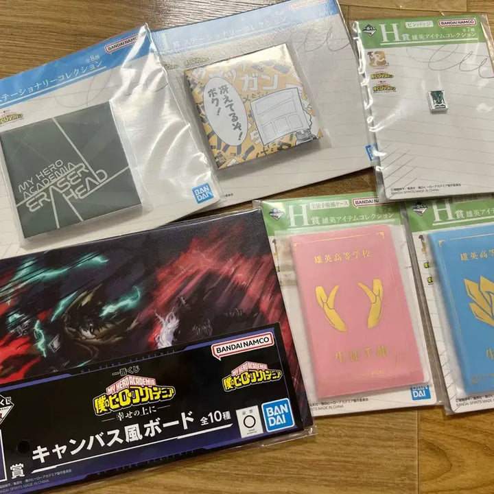 [BUNJANG] My Hero Academia Pin Badge &amp; Student ID Case Set / 나의 히어로 아카데미아 학생증 / 핀뱃지 / 학생수첩 케이스