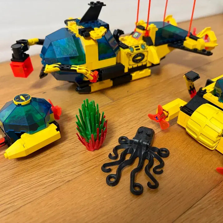 【未開封】絶版モンコレAG ソーナノ ゴンベ ウソハチ マネネ セット BUNJANG] Vintage LEGO Aquazone 6175, 6145, 6125 Bulk Set with