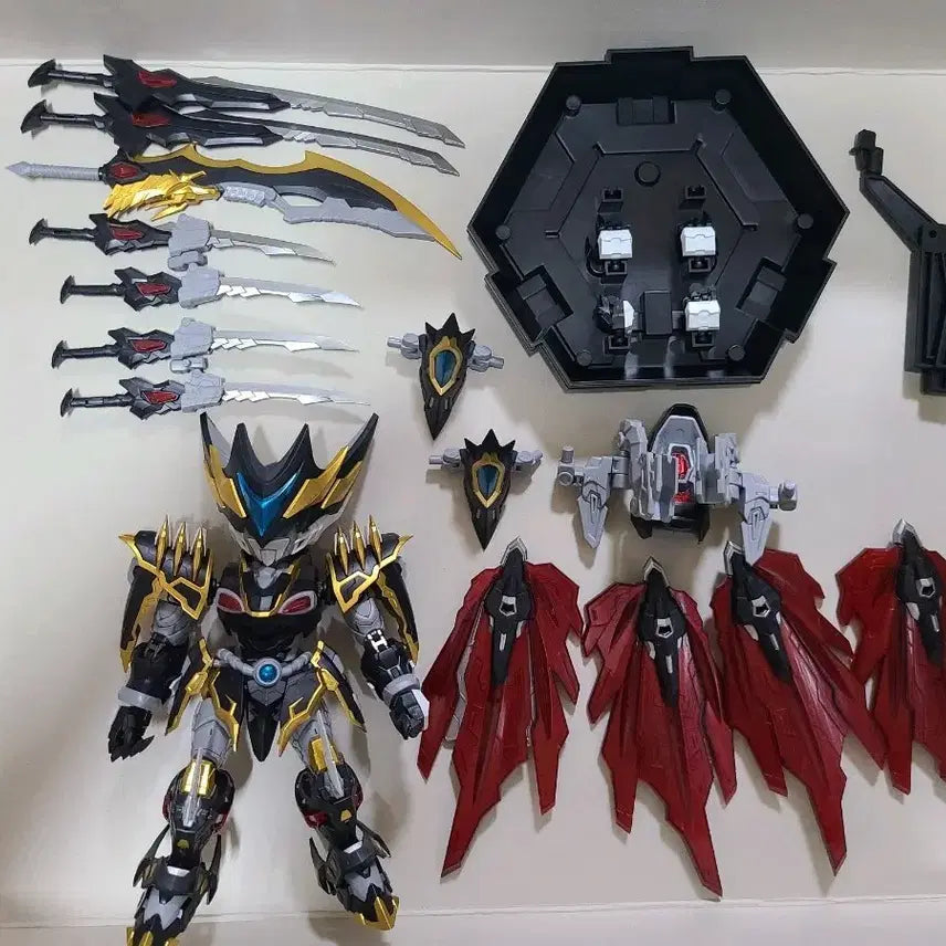 [BUNJANG] Motor Nuclear Black Dragon Q Full Build Gunpla / 모터뉴클리어 흑룡 q 간장 가조립 건담 판매