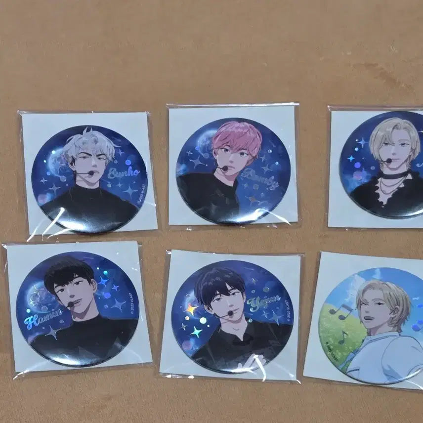 [BUNJANG] PLAVE "Wait For Me, Yu Yeoreum" Button Badge Bundle Set / 플레이브 캔뱃지 일괄 세트(기다릴게,육여름)