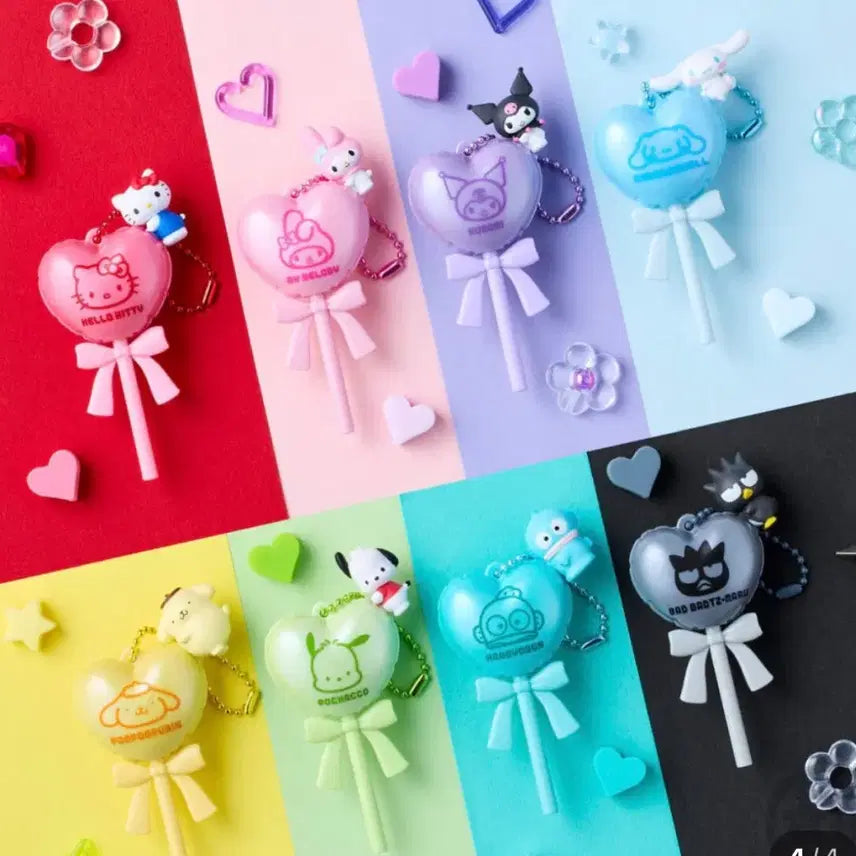 [BUNJANG] Sanrio Characters Balloon Pop Keychain Kuromi / 산리오 캐릭터 풍선팝 키링 쿠로미
