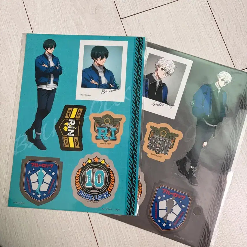 [BUNJANG] Blue Lock Rin/Seishiro Sticker Set (2 Types) / 블루록 스티커 세트 린 나기 2종