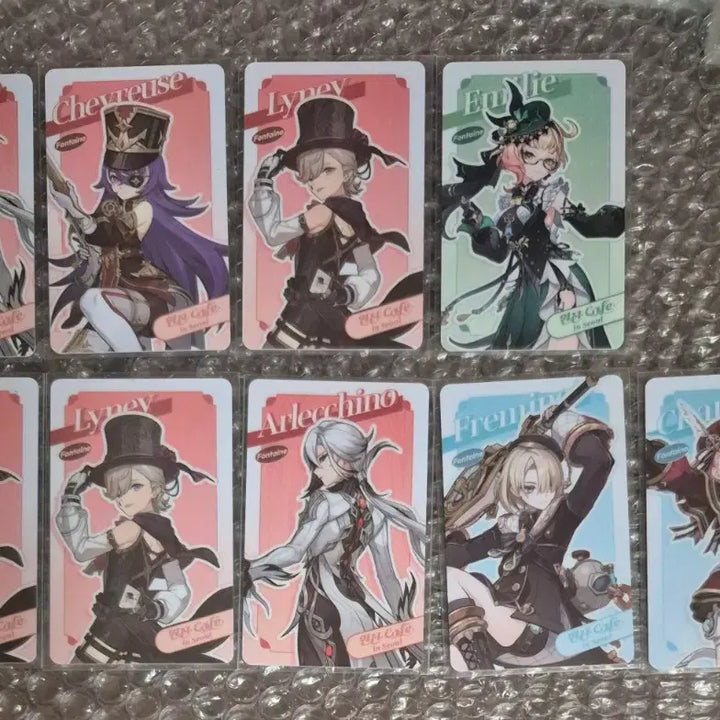 [BUNJANG] Genshin Impact Furina Photocard Bundle Set / 원신 카페 푸리나 생포 9장 일괄 (마지막 포카는 선물용으로 그냥 넣어 드립니다)
