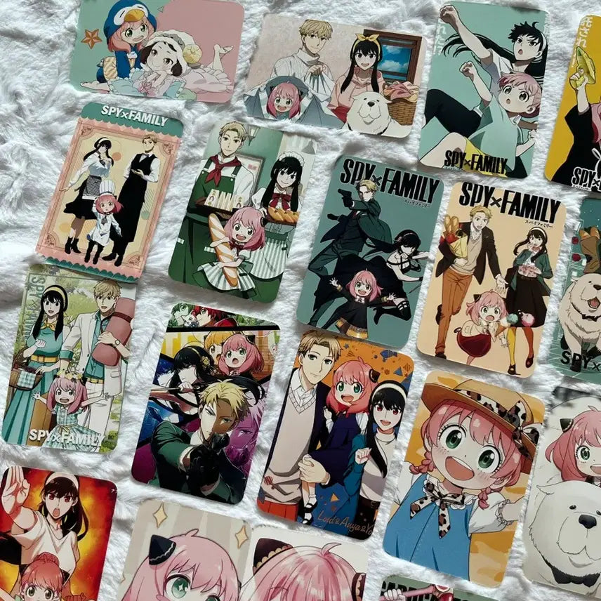 [BUNJANG] Spy x Family Merchandise Card Bundle Set / 스파이 패밀리 굿즈 카드 일괄 비공