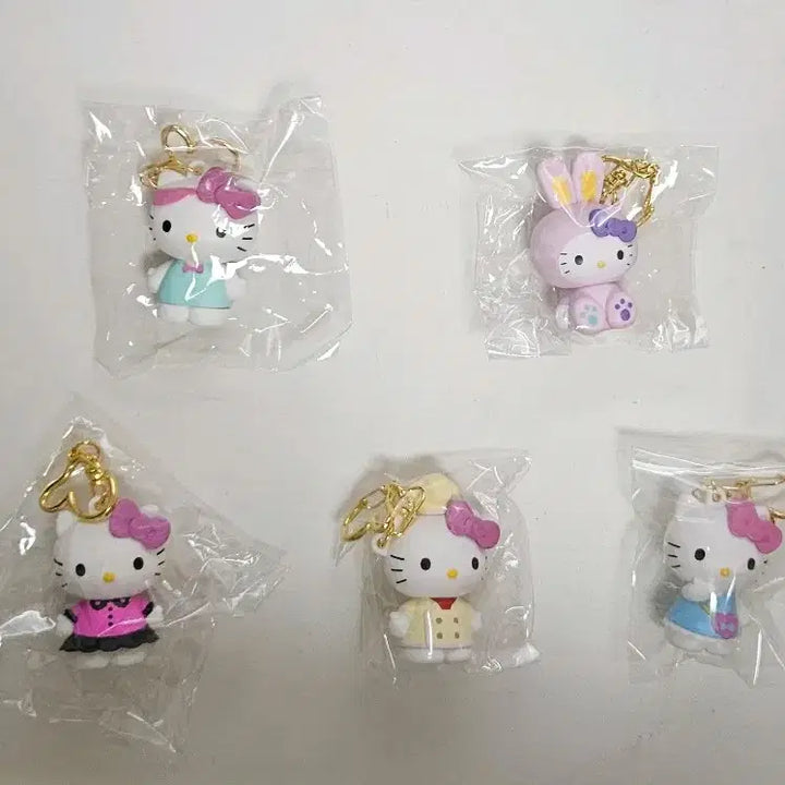 [BUNJANG] Hello Kitty Figure Bundle Set / 정품) 헬로키티 피규어 키링(일괄)