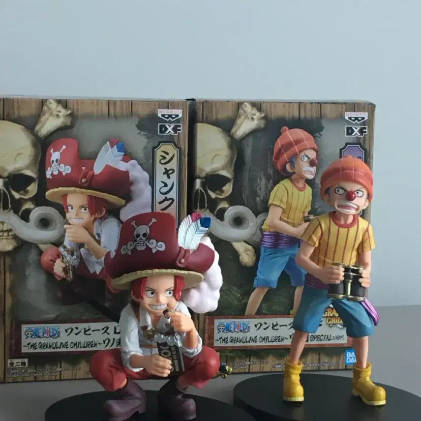 [BUNJANG] One Piece Figure DXF Childhood Shanks, Buggy Bundle Set / 원피스 피규어 DXF 유년시절 샹크스, 버기