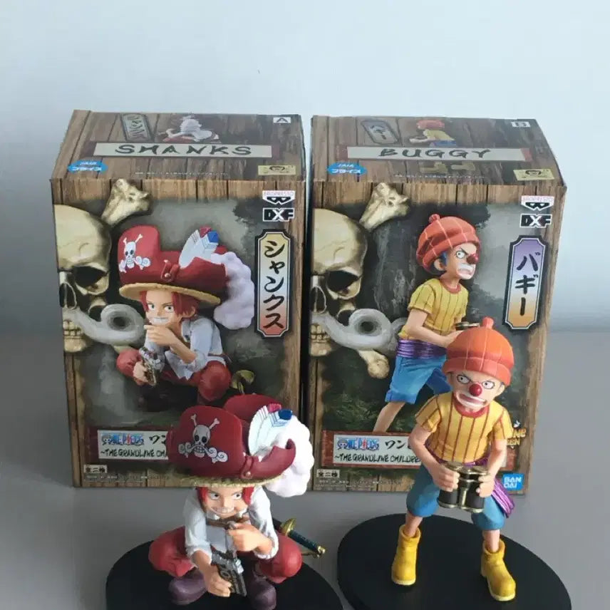[BUNJANG] One Piece Figure DXF Childhood Shanks, Buggy Bundle Set / 원피스 피규어 DXF 유년시절 샹크스, 버기