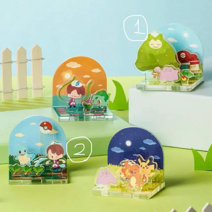 [BUNJANG] Pokemon Pocopia Acrylic Diorama Musinsa Pop-up Store / 포켓몬 포코피아 아크릴 디오라마 무신사 팝업 메가스토어