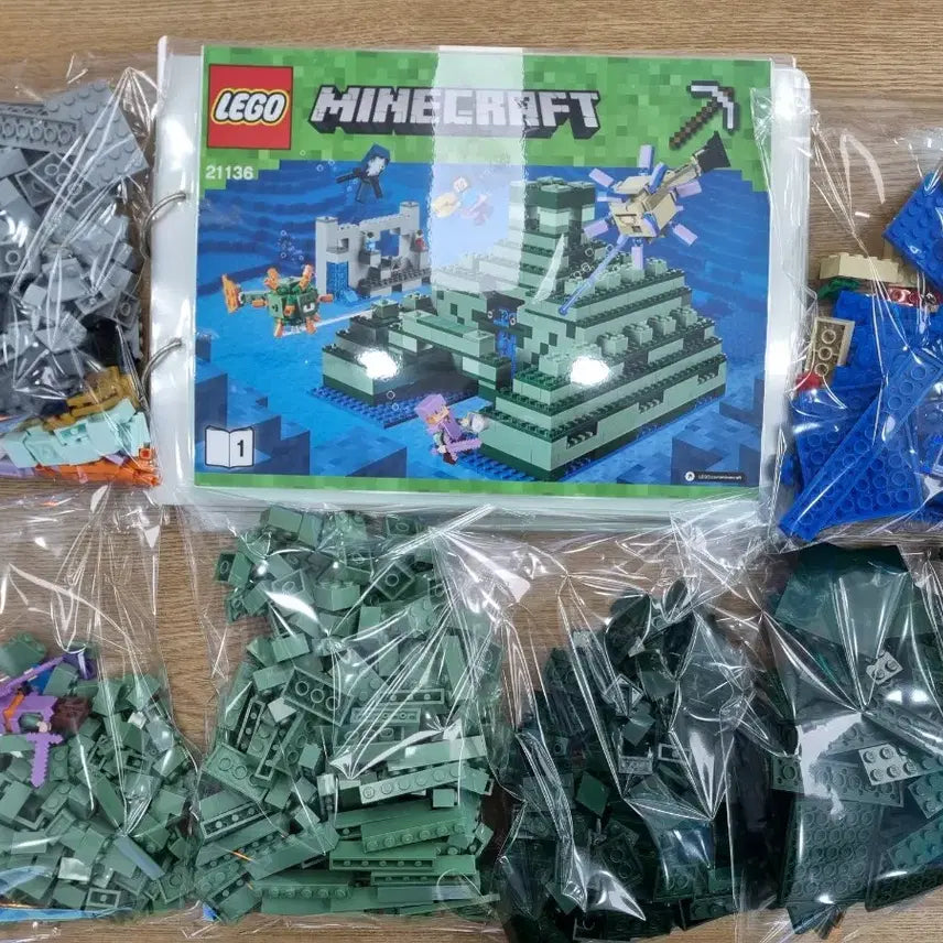 [BUNJANG] LEGO Minecraft 21136 Ocean Monument / 레고 21136 마인 바다의유적