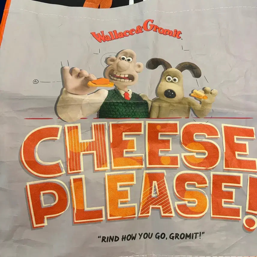 [BUNJANG] Wallace &amp; Gromit Official Shopping Bag / 월레스와 그로밋 정품 쇼핑백