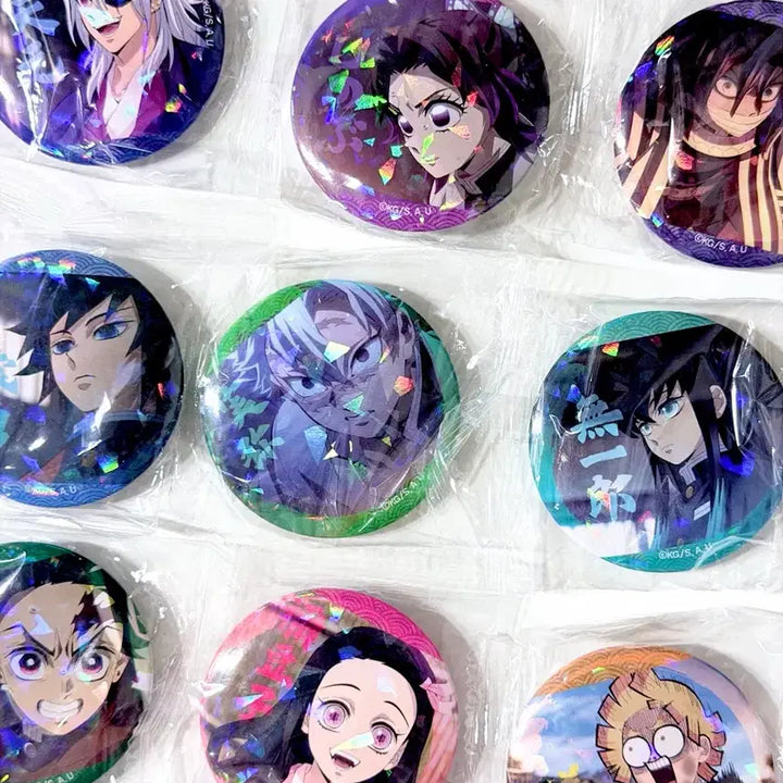 [BUNJANG] Demon Slayer Complete Set Random Pin Badge (Sealed) / (미개봉 / 전종) 귀멸의 칼날 세븐일레븐 랜덤 핀뱃지