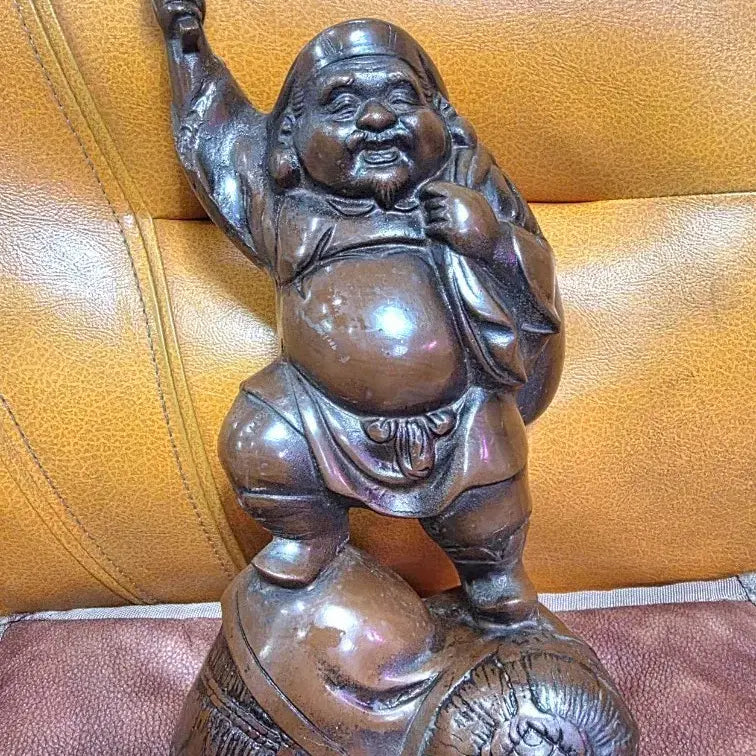 [BUNJANG] Cast Iron Fukurokuju Fortune God Statue / 무쇠 복신.40cn.5kg