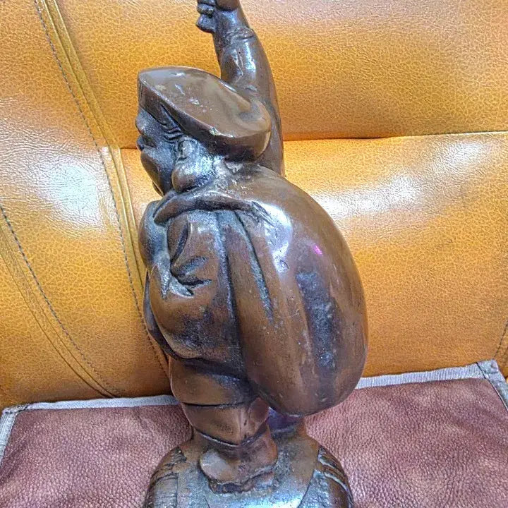 [BUNJANG] Cast Iron Fukurokuju Fortune God Statue / 무쇠 복신.40cn.5kg
