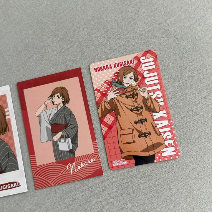 [BUNJANG] Jujutsu Kaisen Nobara Kugisaki Card Bundle / 주술회전 쿠기사키 노바라 극락탕 라쿠스파 코스모월드 카드 일괄