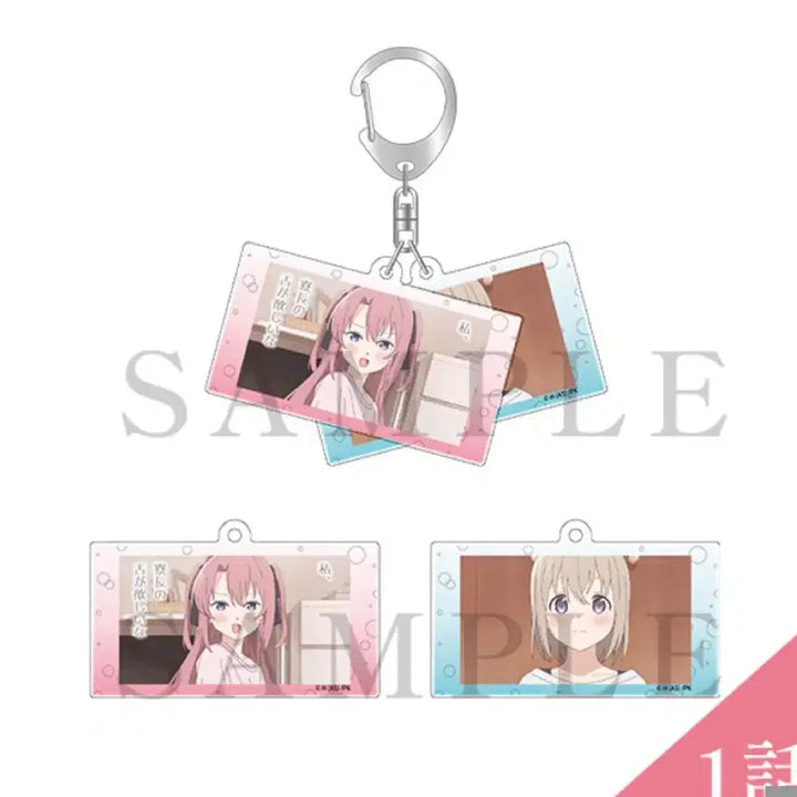 [BUNJANG] KAMIINA BOTAN Slide Acrylic Keyholder Keyring Goods / 카미이나보탄 슬라이드 아크릴 키홀더 키링 굿즈  보탄 이부키