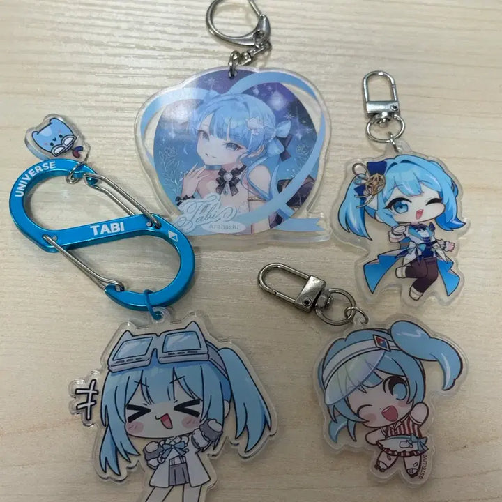 [BUNJANG] Stellive Tabi Acrylic Keyring Bundle Set / 오늘만 택포)스텔라이브 타비 아크릴 키링 일괄