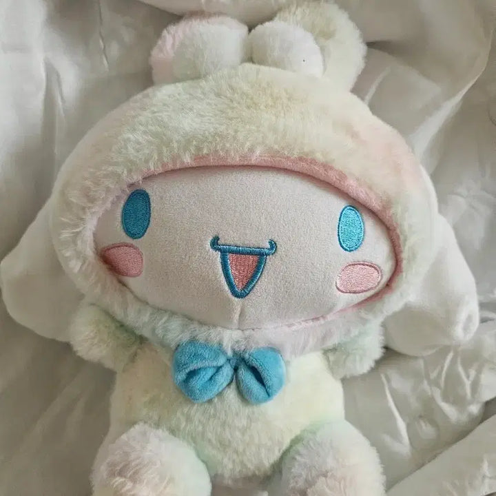 [BUNJANG] Cinnamoroll Rainbow Pastel Plush Doll / 시나모롤 레인보우 파스텔 인형