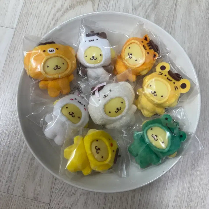 [BUNJANG] Sanrio Pompompurin 30th Anniversary Chibi TOMO Doll Full Set / 폼폼푸린 30주년 치비토모 풀세트 양도 머핀 스콘 파우더 베이글 민트 마카롱 커스터드 타르트
