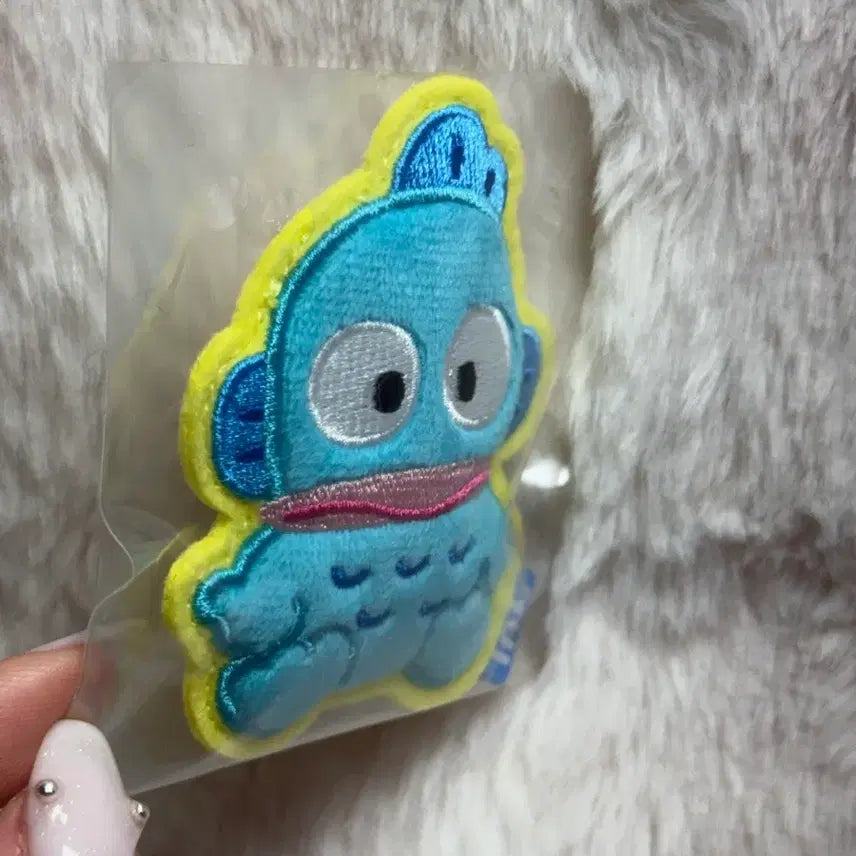 [BUNJANG] Sanrio Hangyodon Embroidered Badge / 산리오 한교동 자수 뱃지