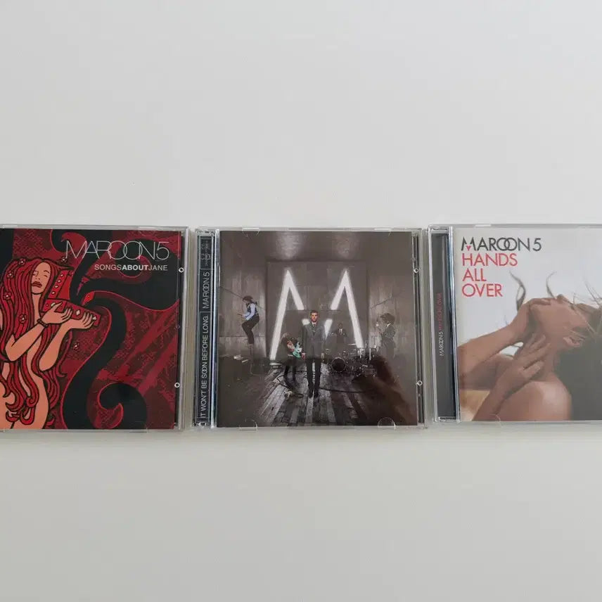[BUNJANG] Maroon 5 Complete Early Studio Albums 1-3 CD Bundle Set / 마룬5(Maroon 5) 정규 1~3집 CD 일괄 판매 (2집은 CD+DVD 디럭스에디션)