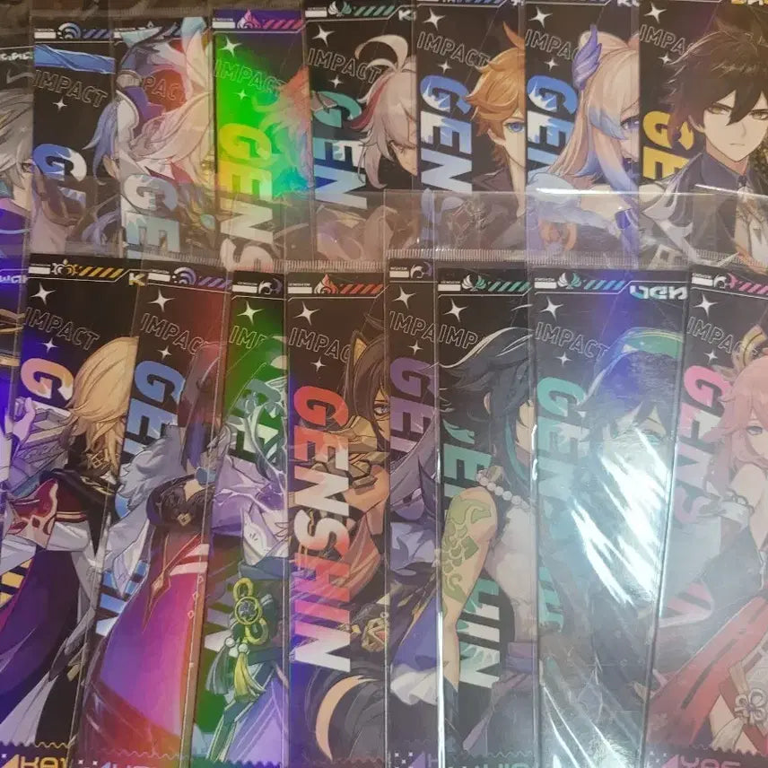 [BUNJANG] Genshin Impact Unofficial Laser Ticket Bundle Set / 원신 비공식 레이저 티켓 17장 일괄