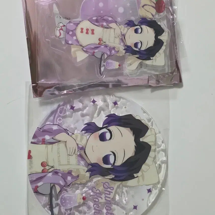 [BUNJANG] Shinobu Cream Soda Acrylic Stand &amp; Coaster Bundle Set / 시노부 크림소다 아크릴 스탠드, 코스터 일괄 판매