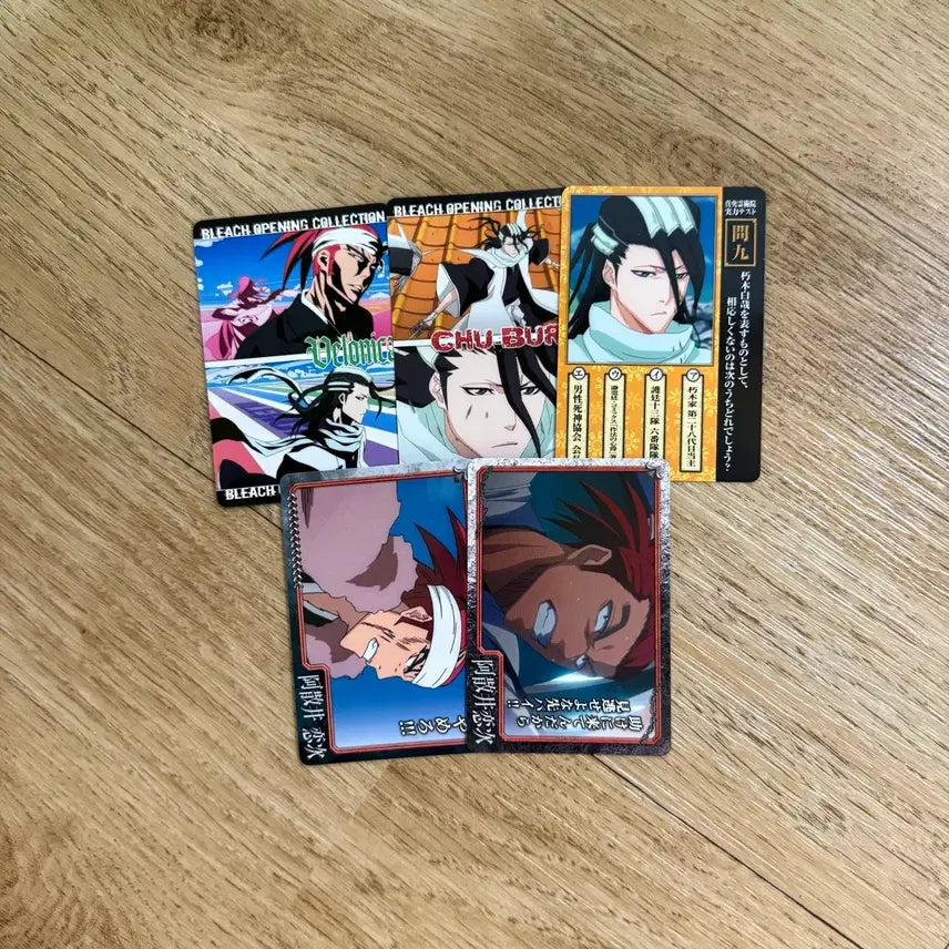 [BUNJANG] Bleach Kuchiki Byakuya &amp; Abarai Renji Bundle Set Photocard / (일괄) 블리치 6번대 쿠치키 뱌쿠야, 렌지 포토카드 포카
