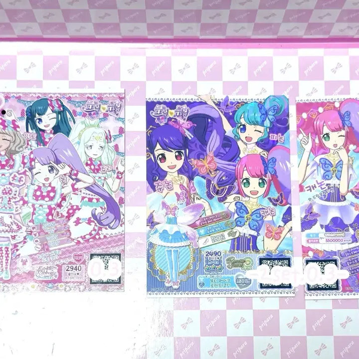 [BUNJANG] Pripara Non Sugar Triangle Pretty Ticket Paper Set / 프리파라 논슈거 트라이앵글 프리티켓 지류 판매