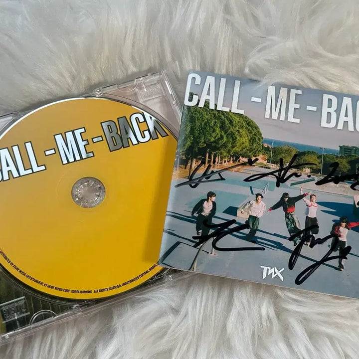 [BUNJANG] TNX CALL ME BACK Autographed Album / 더뉴식스 TNX 친필 싸인앨범