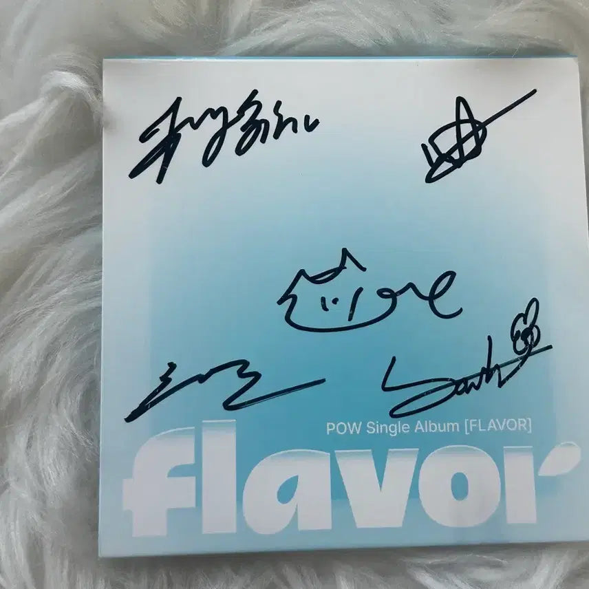 [BUNJANG] POW Signed Album / 파우 POW 친필 싸인 앨범