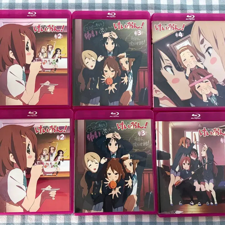 [BUNJANG] K-ON! Season 1 Blu-ray/DVD Vol. 1-4 / 케이온! 블루레이 1-4권 1기 DVD/(특전x/마지막