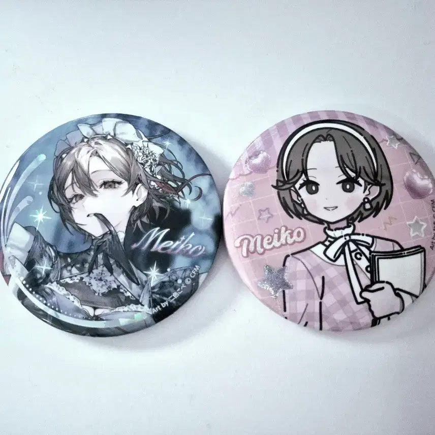 [BUNJANG] Meiko 2-Piece Can Badge Bundle Set / 메이코 캔뱃지 2개 일괄