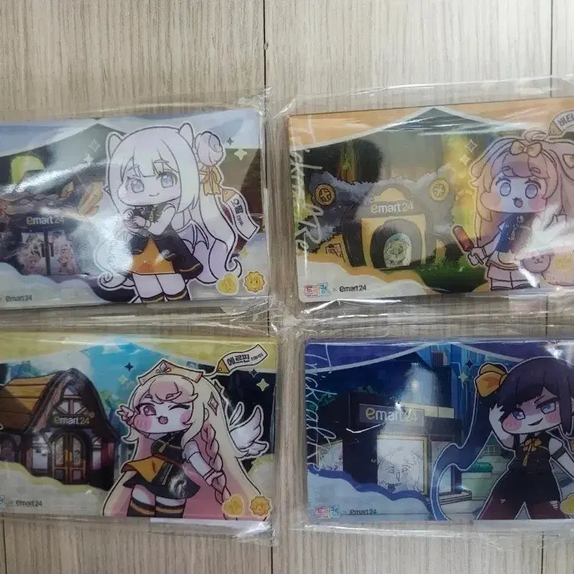 [BUNJANG] Trickster E-Mart24 Collaboration Opal, Butter, Erpin, Sion Acrylic Block (Sealed) / 트릭컬 이마트24 콜라보 오팔,버터,에르핀,시온 아크릴블록 미개봉