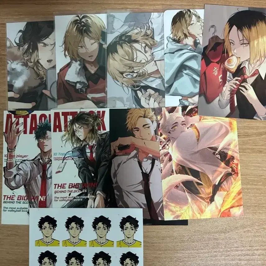 [BUNJANG] Haikyuu!! Unofficial Postcard Bundle Set / 하이큐 비공식 엽서 일괄판매