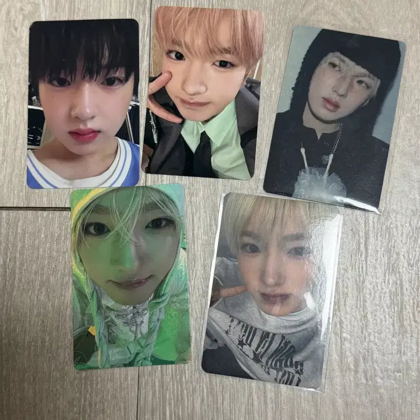 [BUNJANG] NCT Wish Sakuraya Bundle Set Photocards (5 pcs) / 사쿠야 포카5장 일괄 엔시티위시