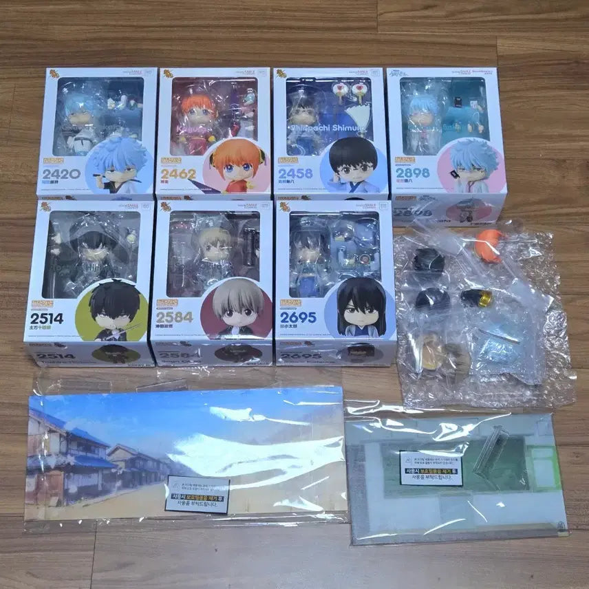 [BUNJANG] Gintama Nendoroids Bundle Set with Special Benefit Acrylic Stands / (특전o)은혼 넨도로이드 팝니다.