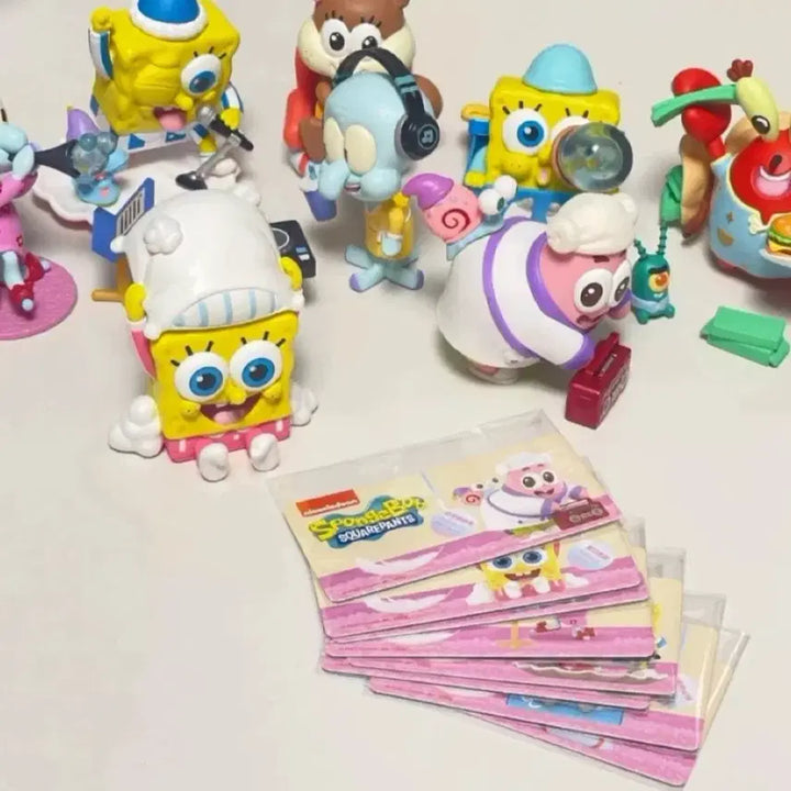 [BUNJANG] Pop Mart SpongeBob Pajama Party Figure Set (11 Types) / 팝마트 스폰지밥 피규어 11종 판매