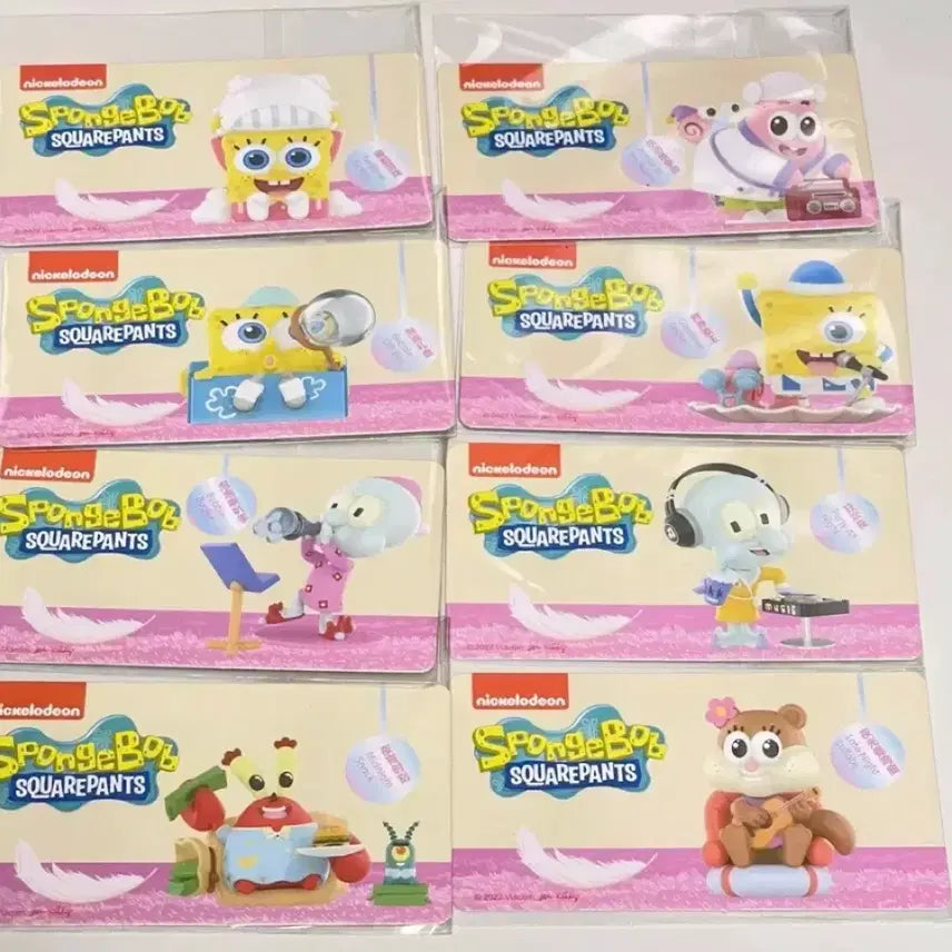 [BUNJANG] Pop Mart SpongeBob Pajama Party Figure Set (11 Types) / 팝마트 스폰지밥 피규어 11종 판매