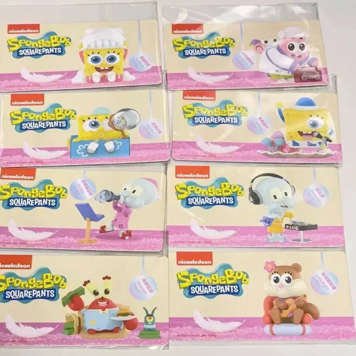 [BUNJANG] Pop Mart SpongeBob Pajama Party Figure Set (11 Types) / 팝마트 스폰지밥 피규어 11종 판매