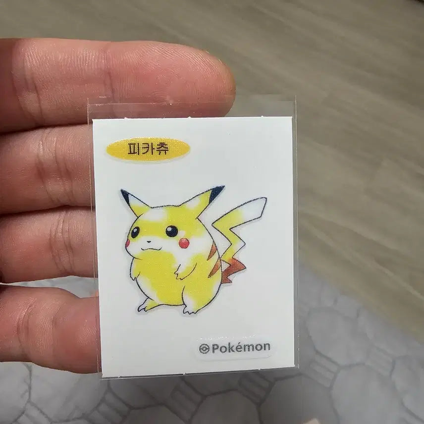 [BUNJANG] Pokemon Pikachu 30th Anniversary Artworks Ttibusil / 포켓몬 피카츄 30주년 아트웍 띠부씰