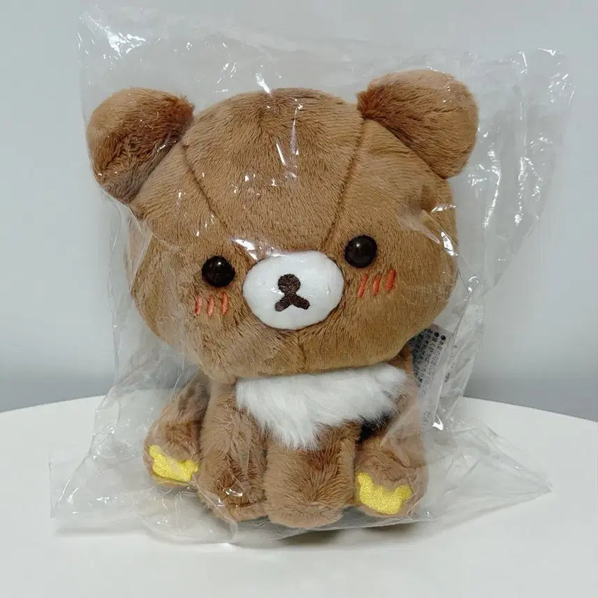 [BUNJANG] San-X Chairoi Koguma 10th Anniversary Marche Moa Plush Doll / 산엑스 챠이로이코구마 코구마 10주년 마르쉐 모아 누이 인형