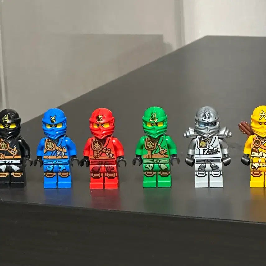 [BUNJANG] LEGO Ninjago Jungle Robe Set (6 Types) / 레고 닌자고 정글로브 6종 전종